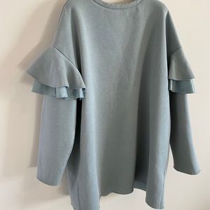 HM dress shirt for women teal | Medium